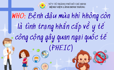 (TTXVN) WHO: Bệnh đậu mùa khỉ không còn là tình trạng khẩn cấp về y tế công cộng gây quan ngại quốc tế (PHEIC)